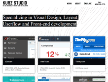 Tablet Screenshot of kurzstudio.com